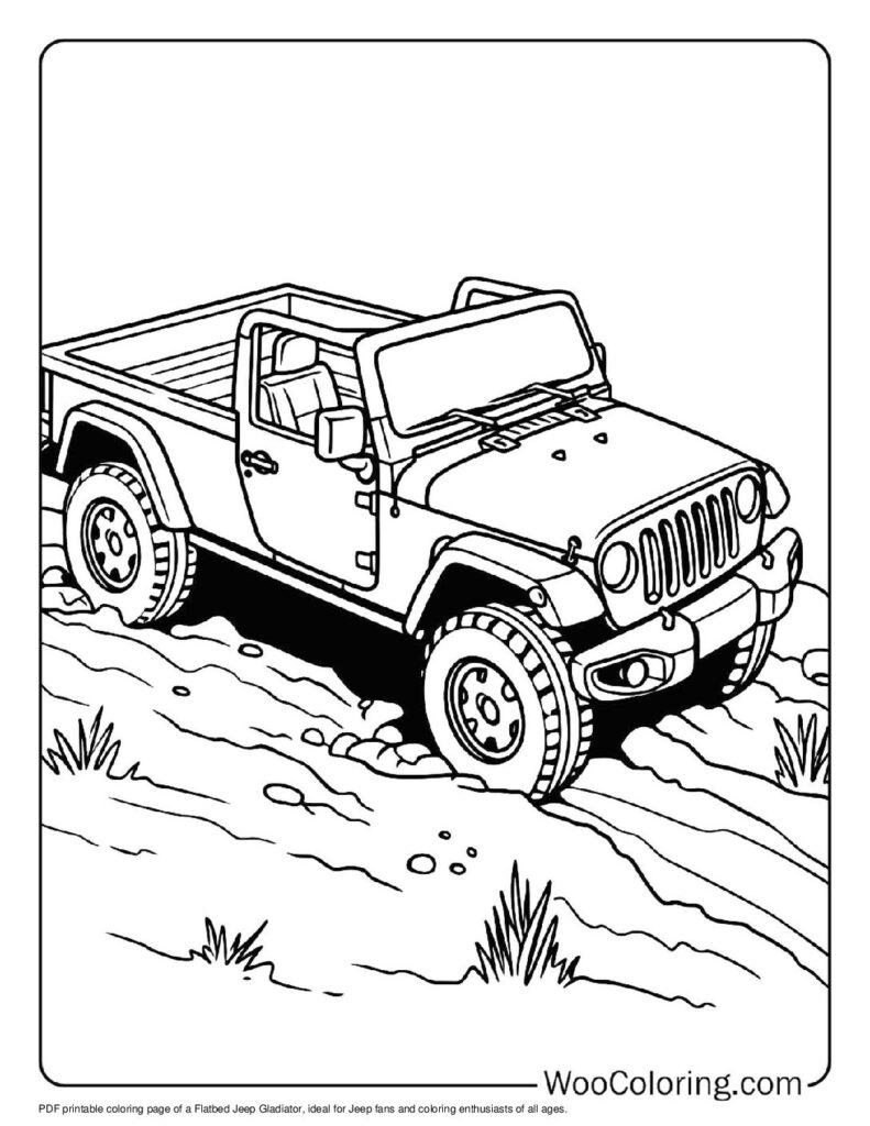 100  Jeep coloring pages  Free PDF To Print  - 23