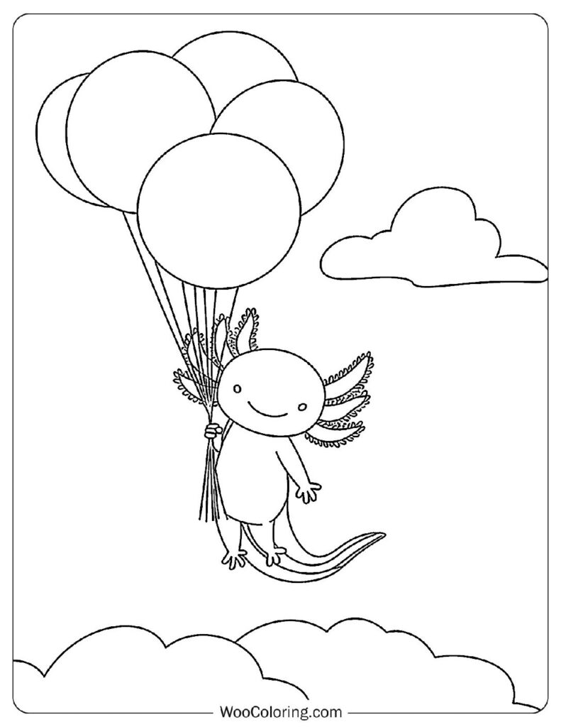 Floating Axolotl Friend