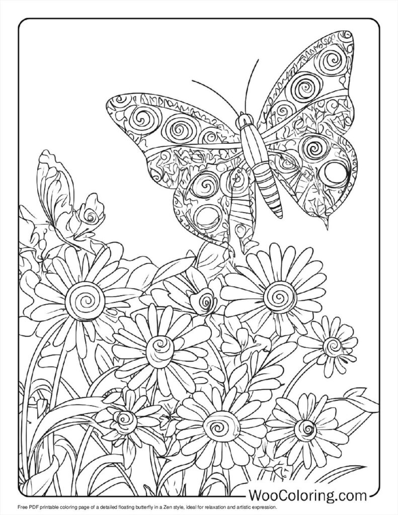 100  Zentangle coloring pages  Free PDF To Print  - 23