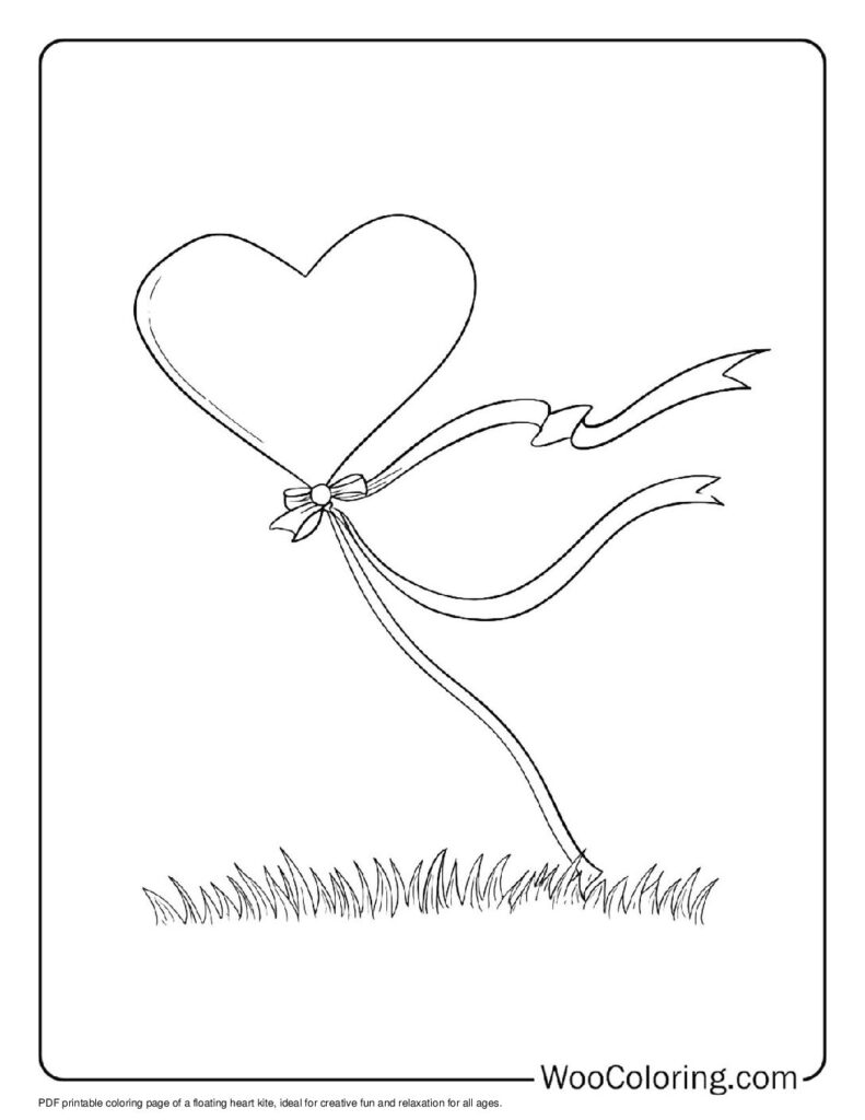 100  Kite coloring pages  Free PDF To Print  - 66