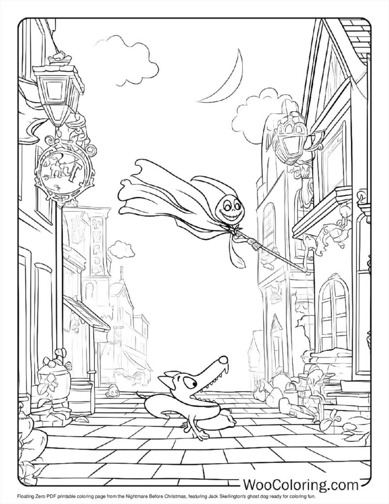 100  Nightmare Before Christmas coloring pages  Free PDF To Print  - 55