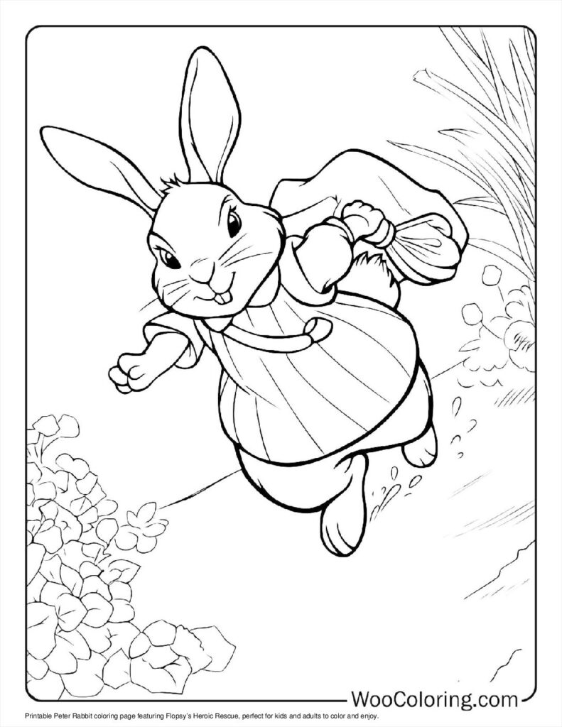 100  Peter Rabbit coloring pages  Free PDF To Print  - 24