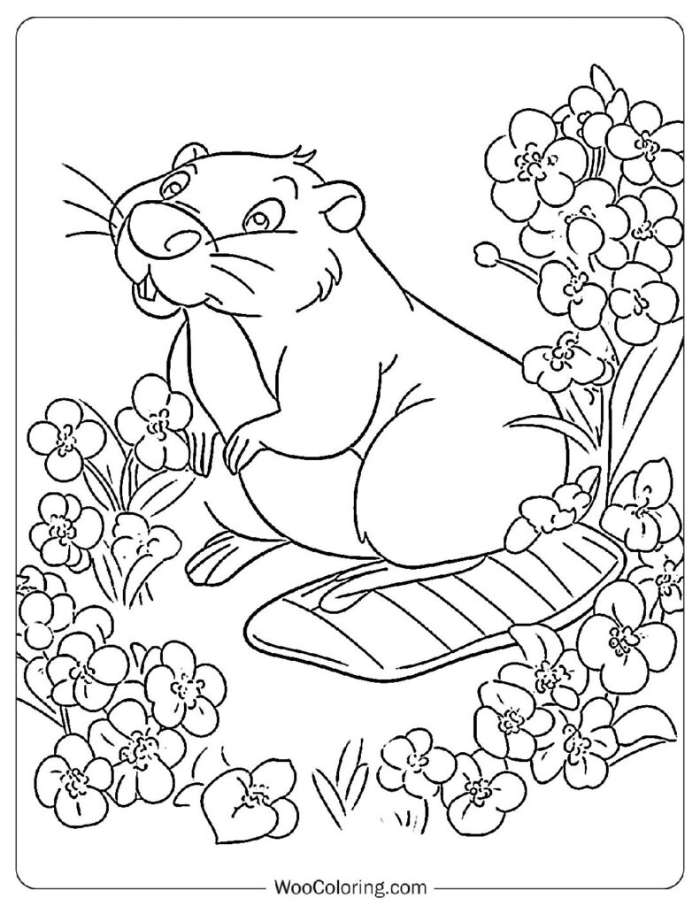 Floral Beaver