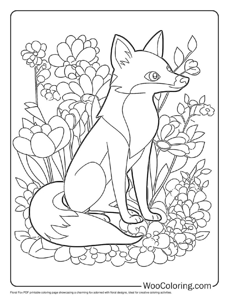 100  Fox coloring pages  Free PDF To Print  - 44