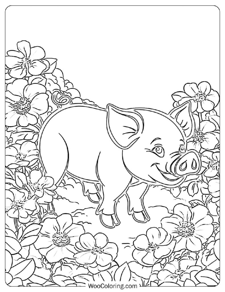 100  Pig coloring pages  Free PDF To Print  - 51