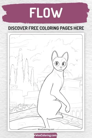 Flow coloring pages designs for kids
