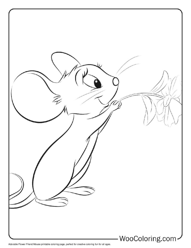 100  Mouse coloring pages  Free PDF To Print  - 36