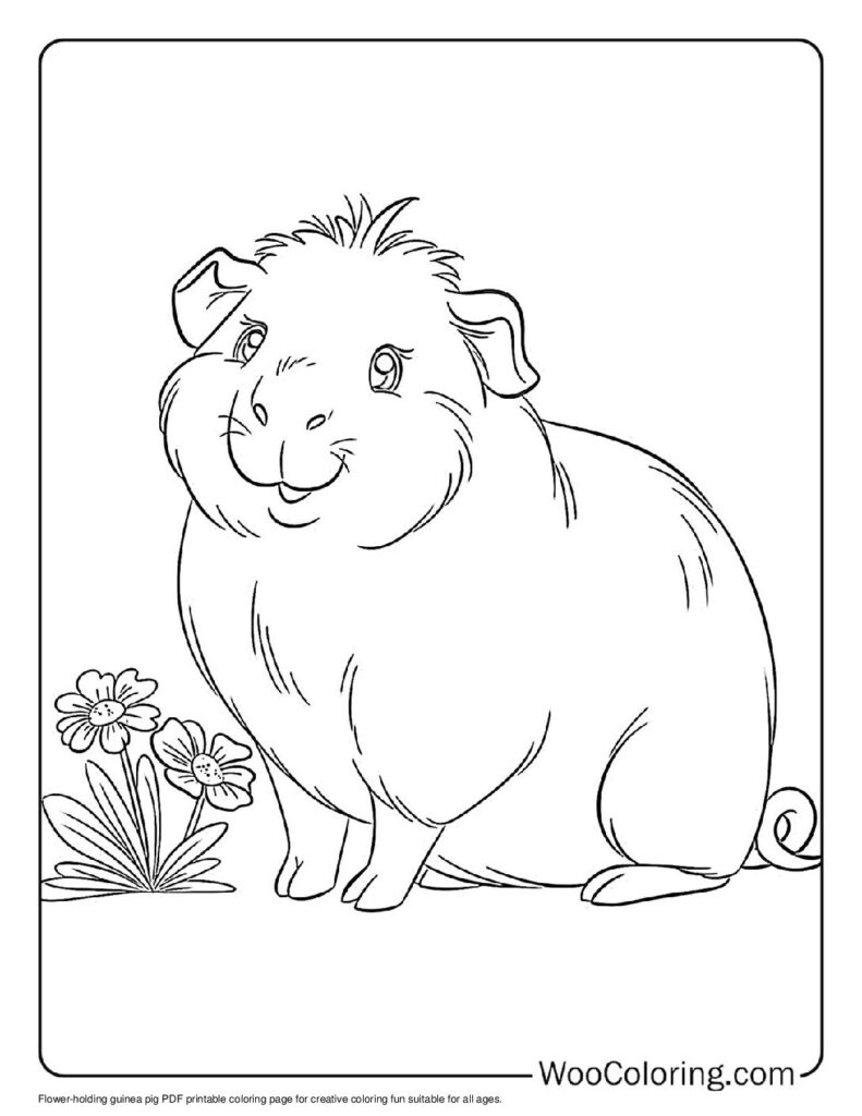 100 Guinea Pig coloring pages Free PDF To Print - 65