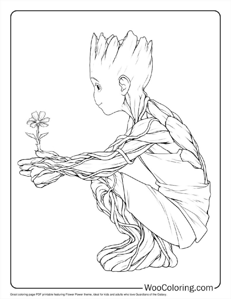Flower Power Groot