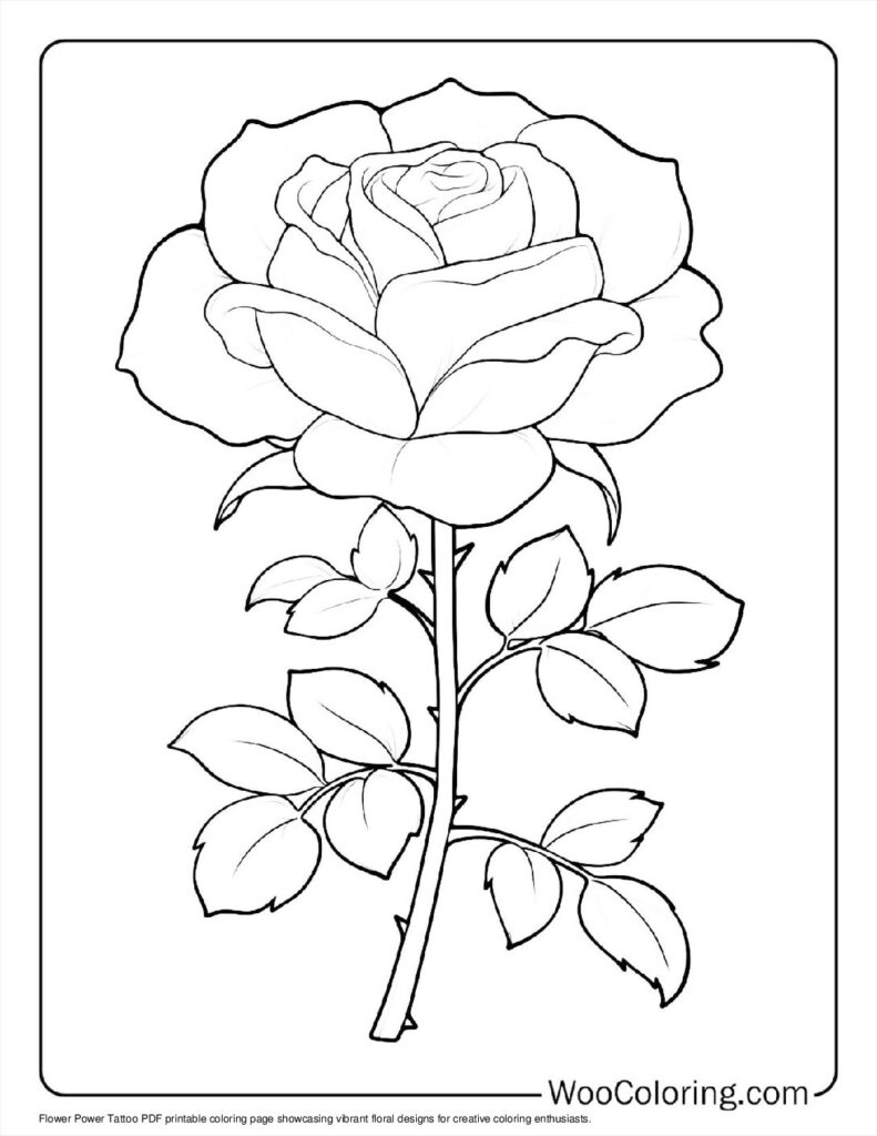 100  Tattoo coloring pages  Free PDF To Print  - 10