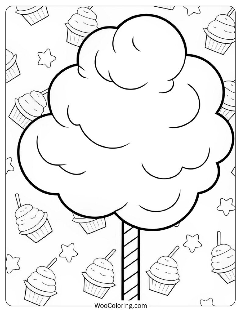 28 Candy Coloring Pages  Free PDF To Print  - 58