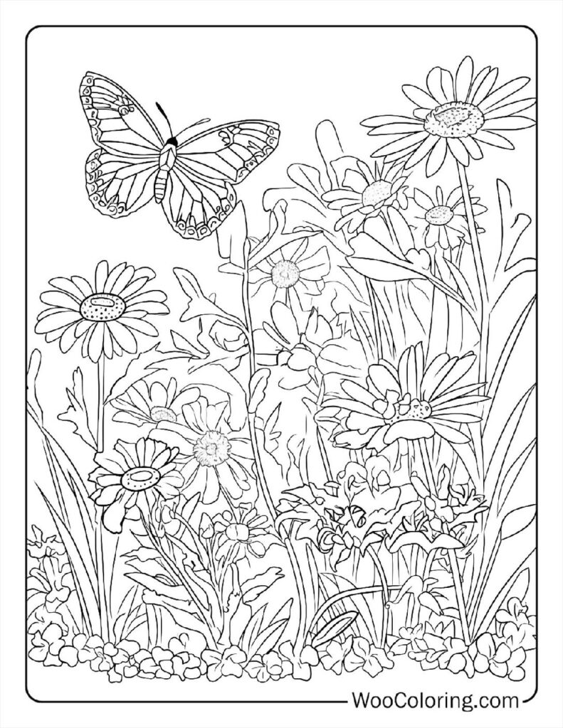 100  Butterfly coloring pages  Free PDF To Print  - 37