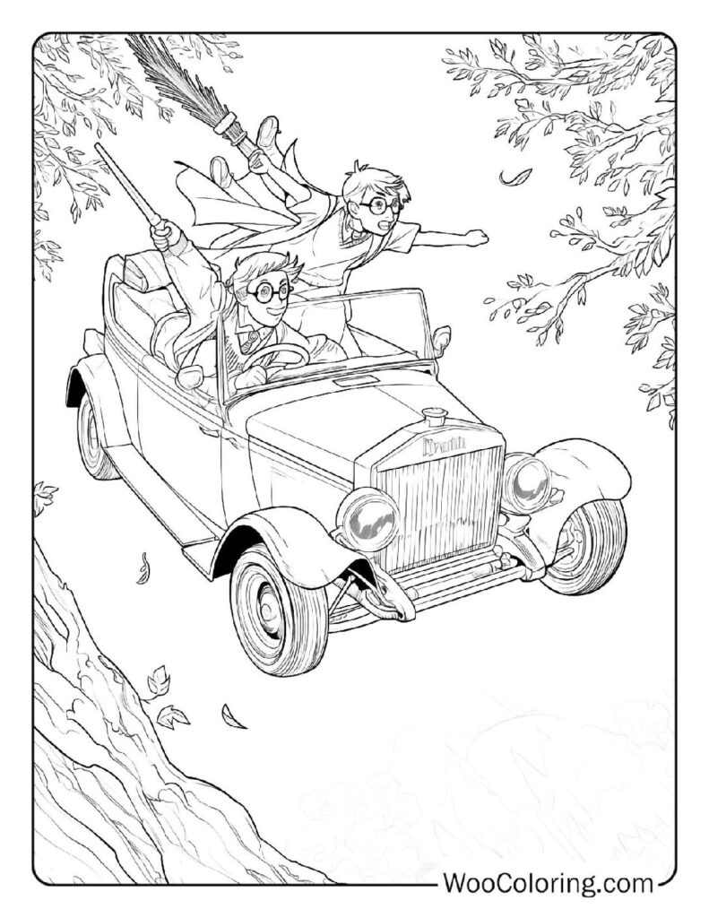 100  Harry Potter coloring pages  Free PDF To Print  - 94