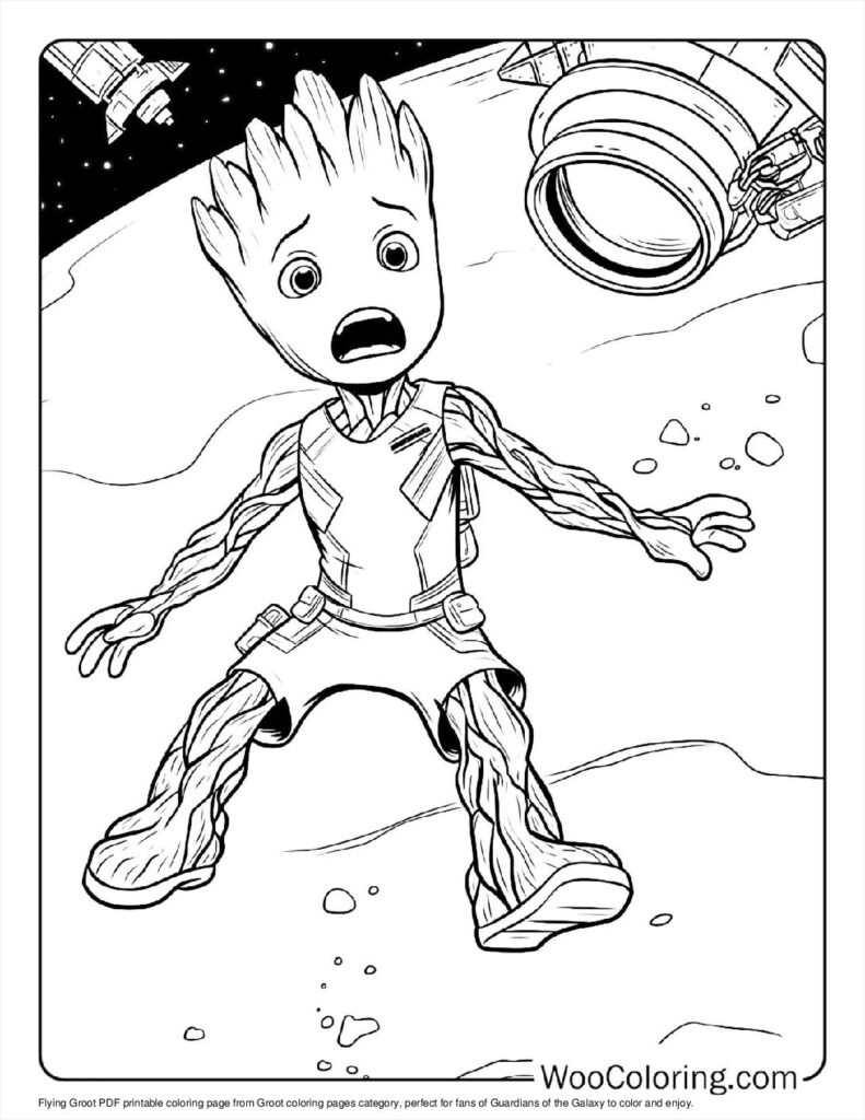 Flying Groot For Kids