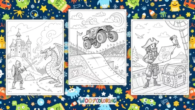 Coloring Pages For Boys Design Image