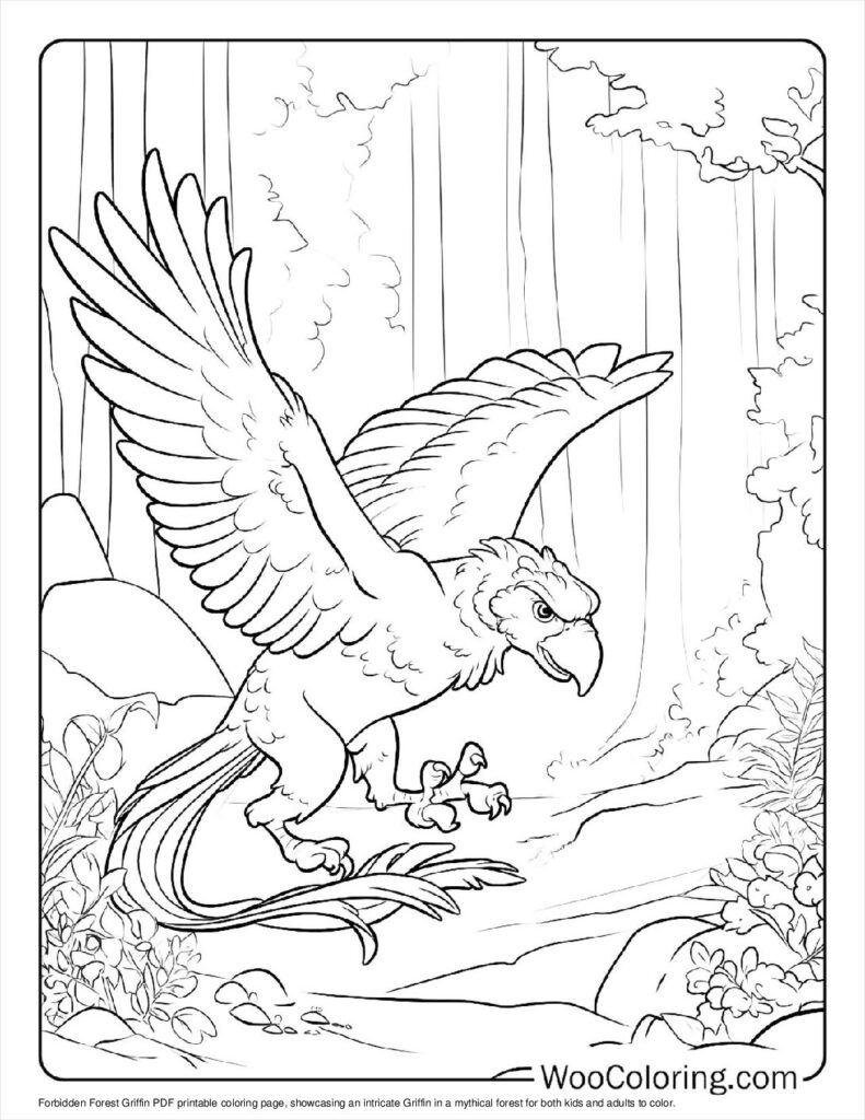 100  Griffin coloring pages  Free PDF To Print  - 12