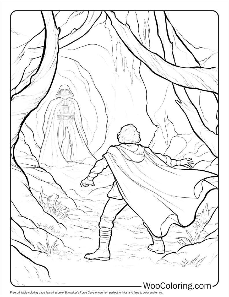 100  Luke Skywalker coloring pages  Free PDF To Print  - 73