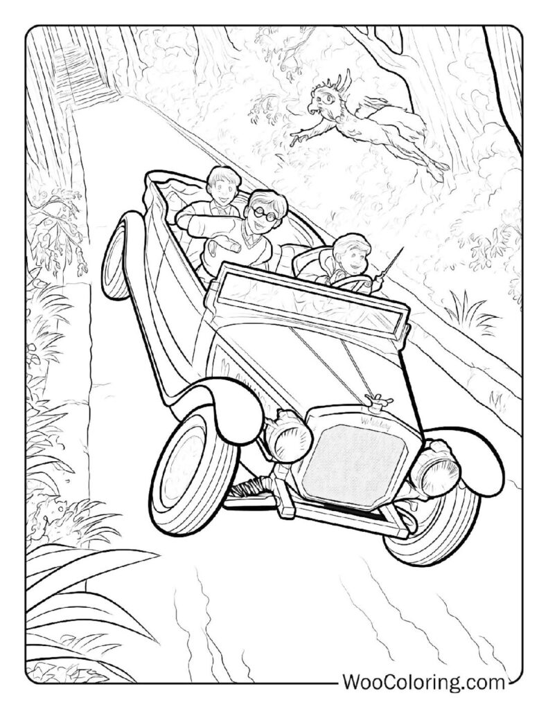 100  Harry Potter coloring pages  Free PDF To Print  - 96