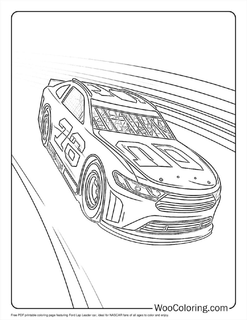 100  NASCAR coloring pages  Free PDF To Print  - 77