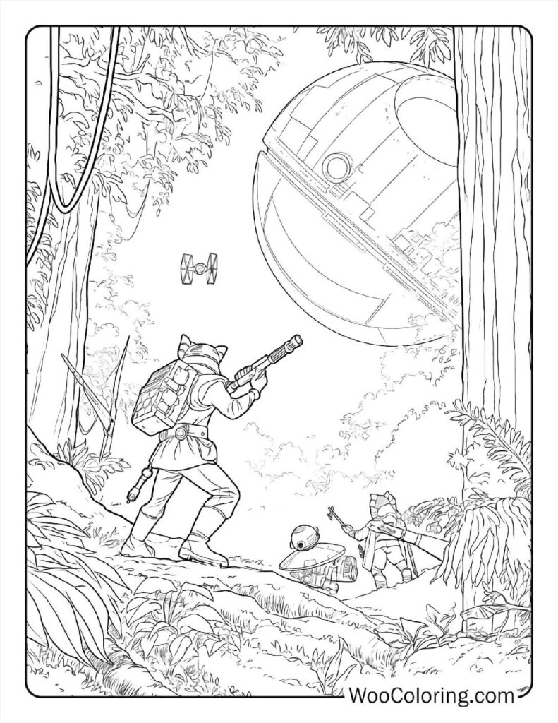 100  Star Wars coloring pages  Free PDF To Print  - 97