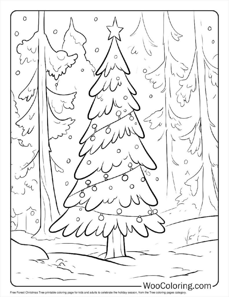 100  Tree coloring pages  Free PDF To Print  - 65