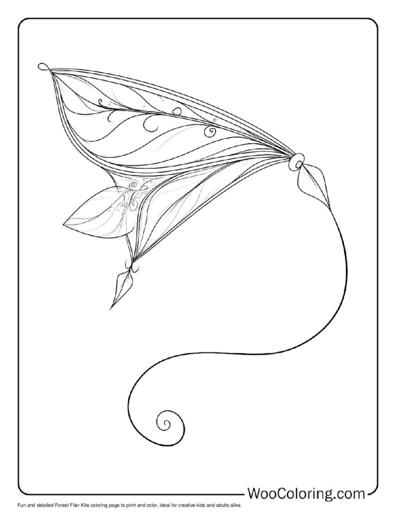 100  Kite coloring pages  Free PDF To Print  - 65