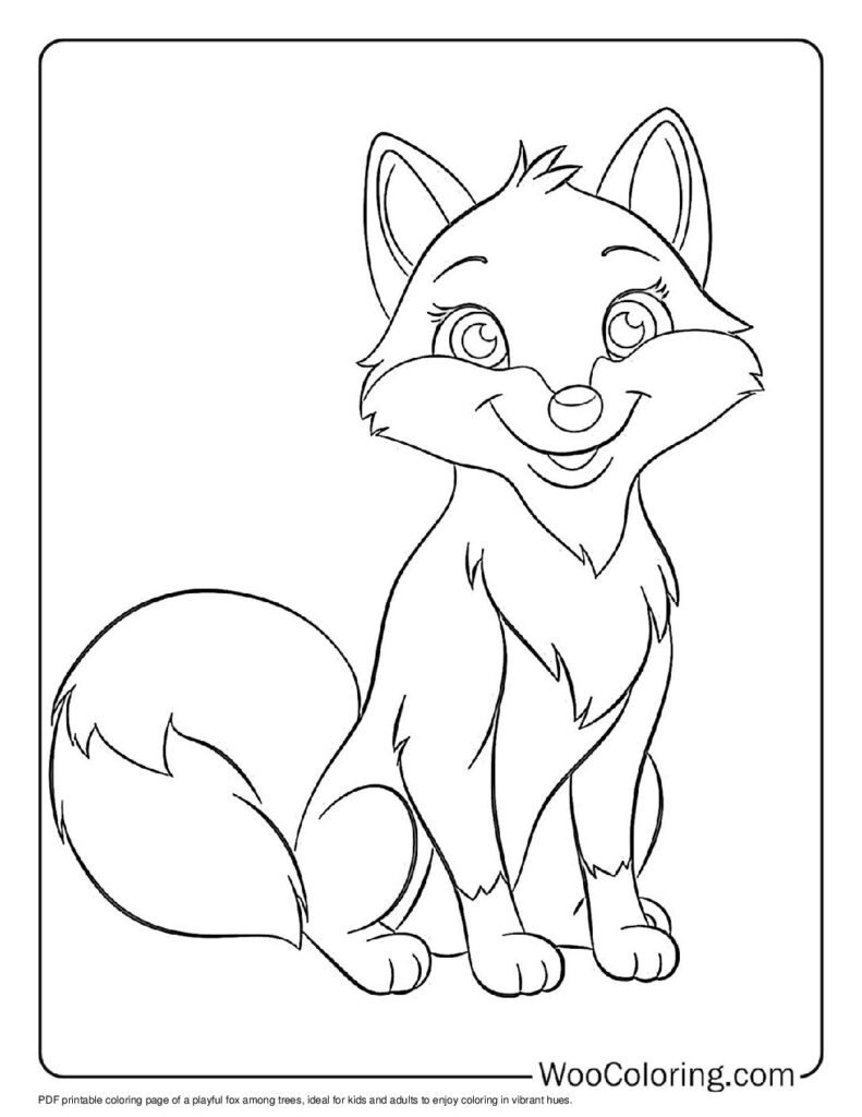 100  Fox coloring pages  Free PDF To Print  - 33