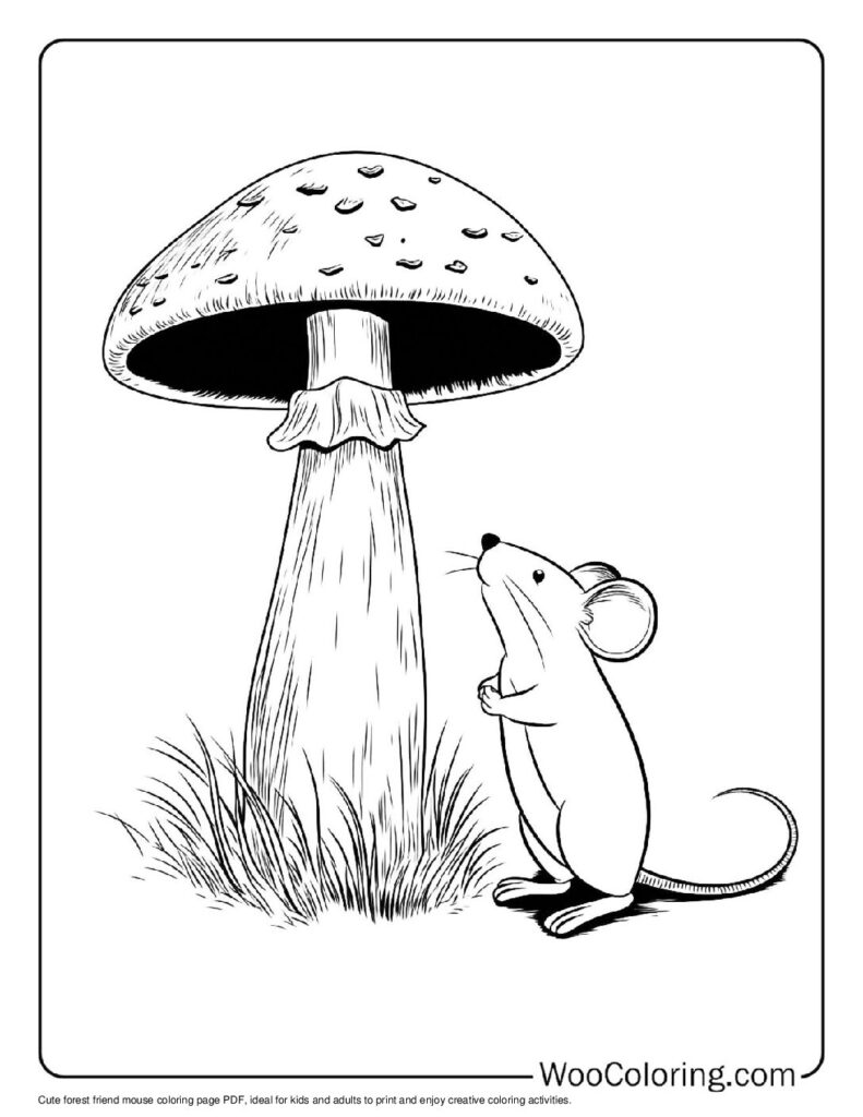 100  Mouse coloring pages  Free PDF To Print  - 98
