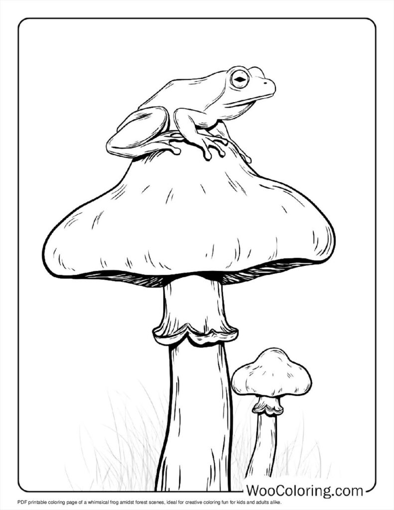 100  Frog coloring pages  Free PDF To Print  - 18