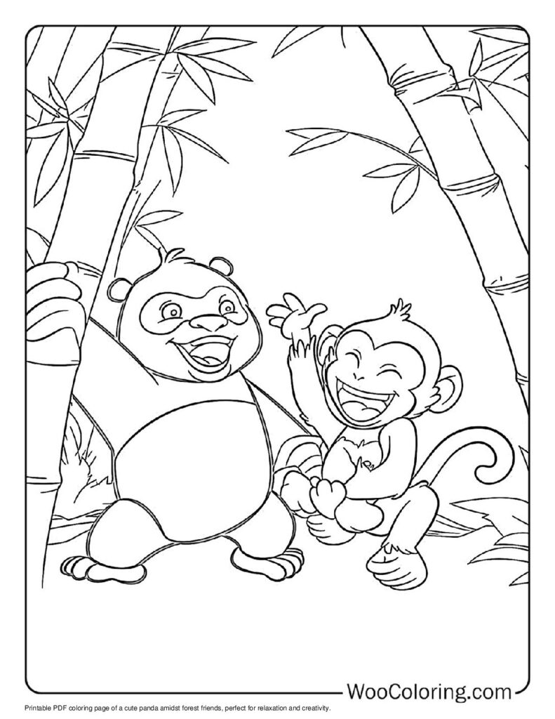 100  Panda coloring pages  Free PDF To Print  - 75