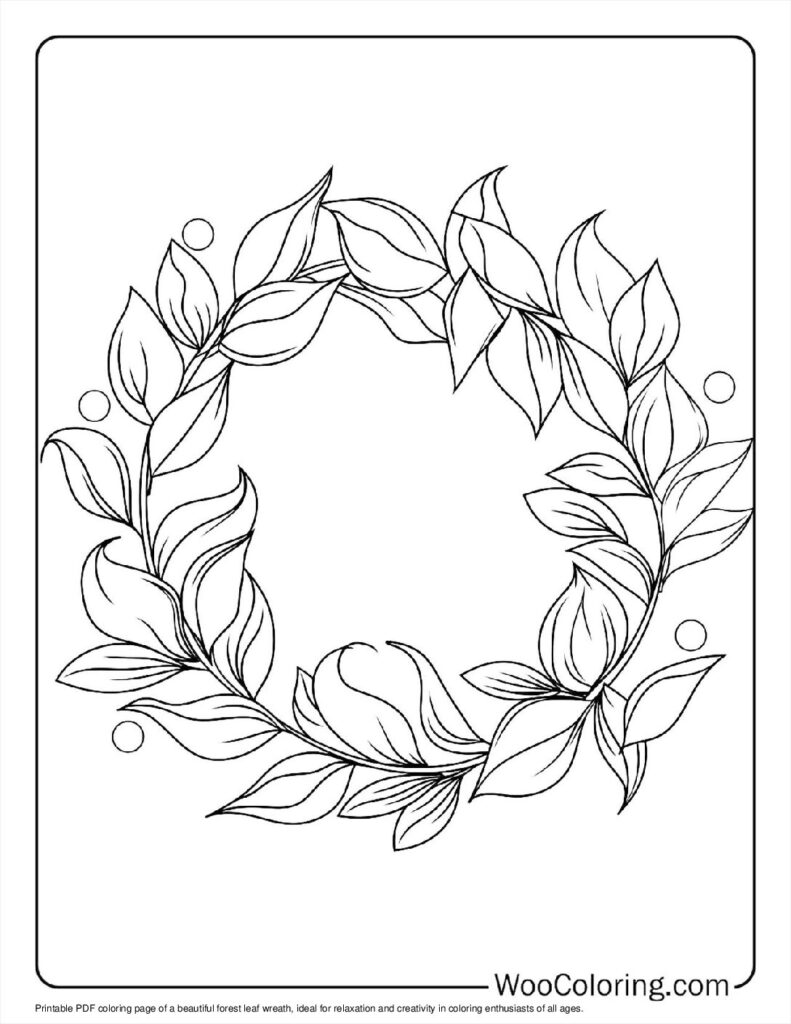 100  Leaf coloring pages  Free PDF To Print  - 9