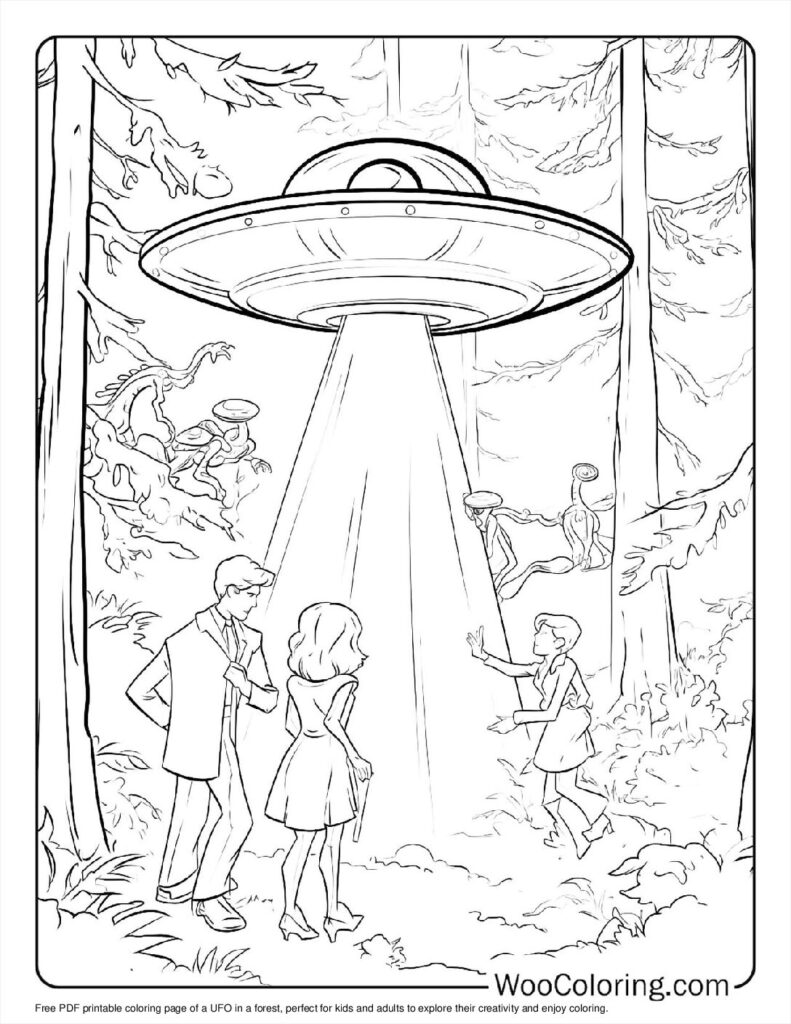 100  Alien coloring pages  Free PDF To Print  - 80