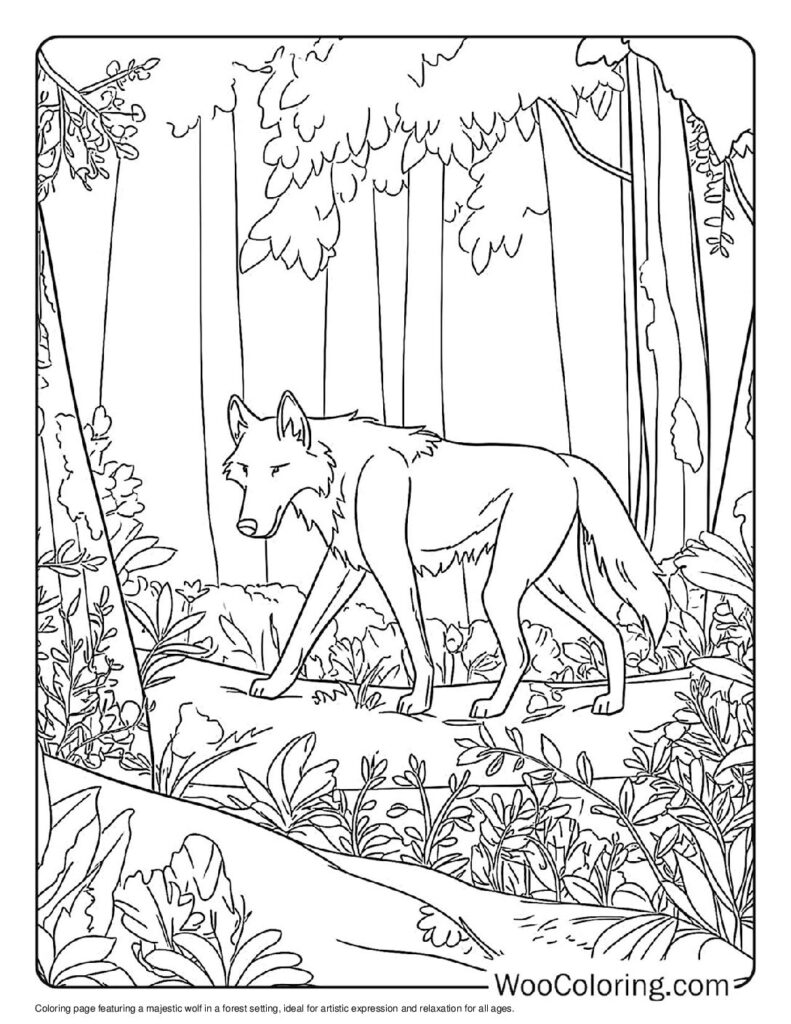 100  Wolf coloring pages  Free PDF To Print  - 23