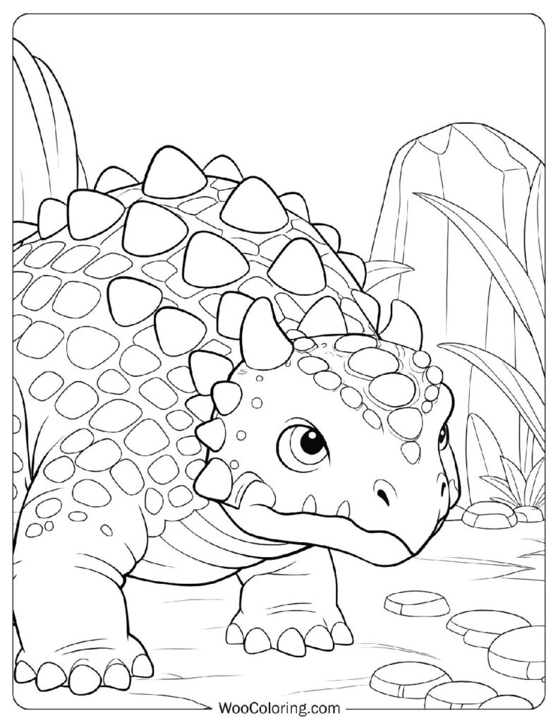 Fossil Ankylosaurus