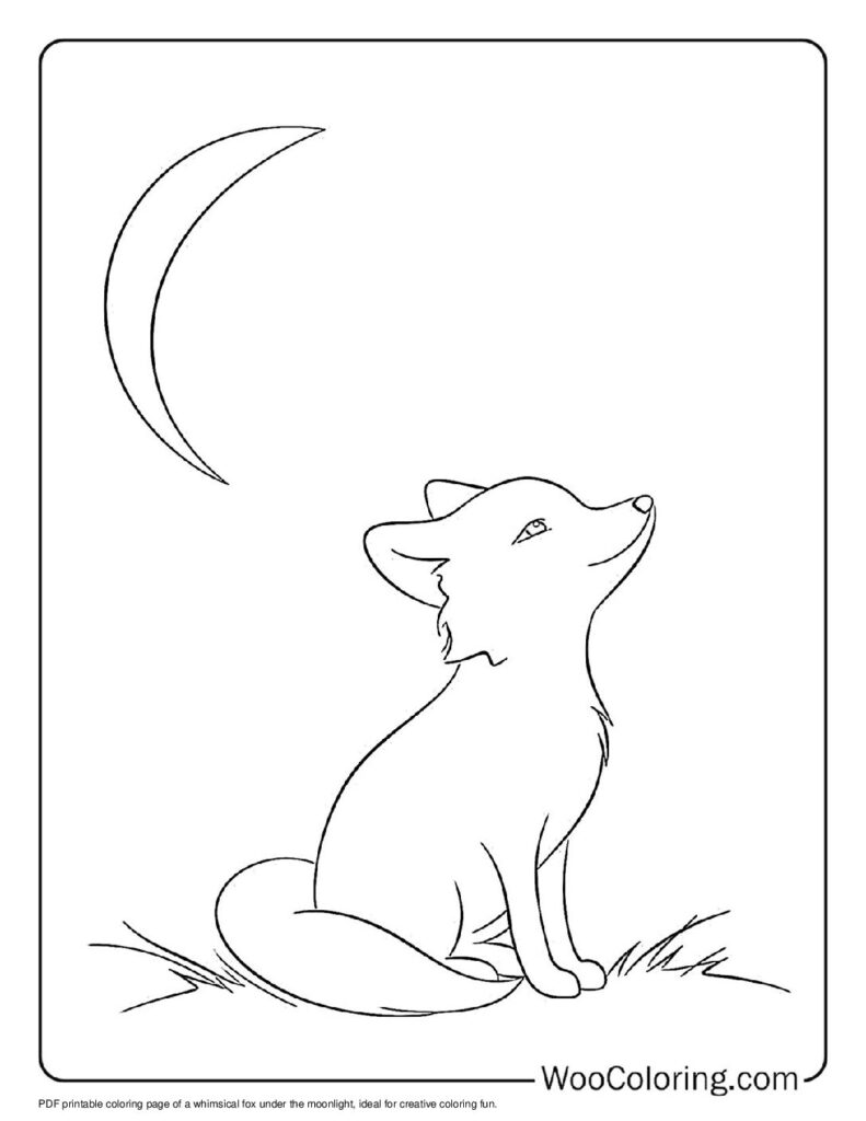 100  Fox coloring pages  Free PDF To Print  - 90