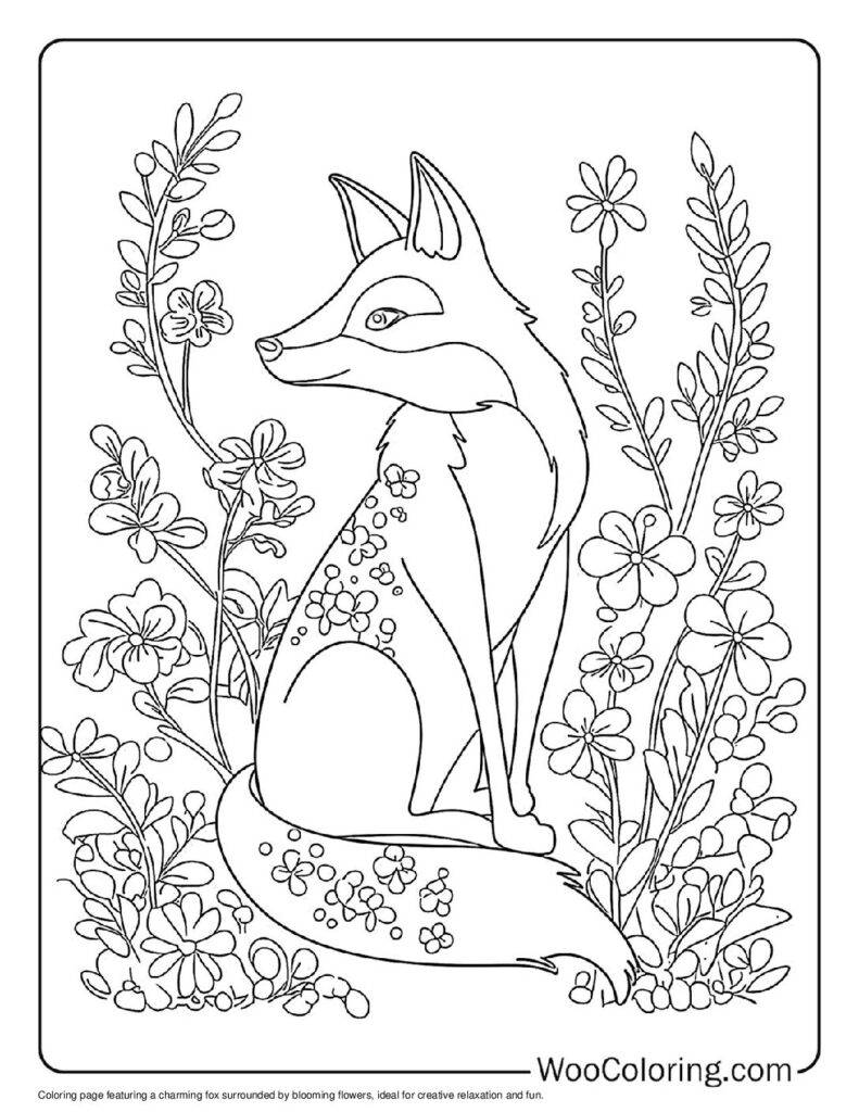 100  Fox coloring pages  Free PDF To Print  - 23