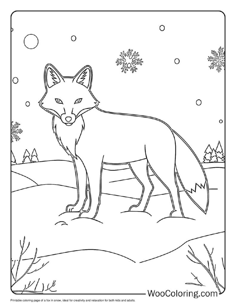 100  Fox coloring pages  Free PDF To Print  - 43