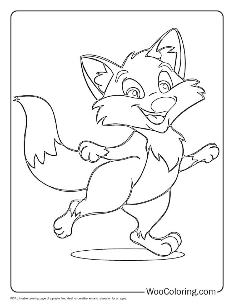100  Fox coloring pages  Free PDF To Print  - 27