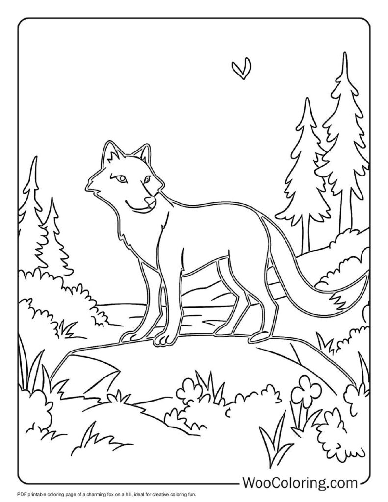 100  Fox coloring pages  Free PDF To Print  - 92