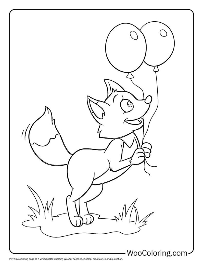 100  Fox coloring pages  Free PDF To Print  - 42