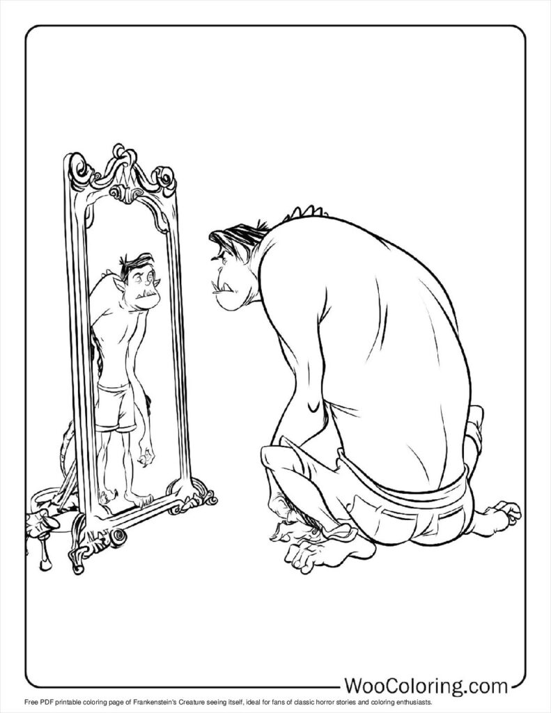 100  Frankenstein coloring pages  Free PDF To Print  - 33