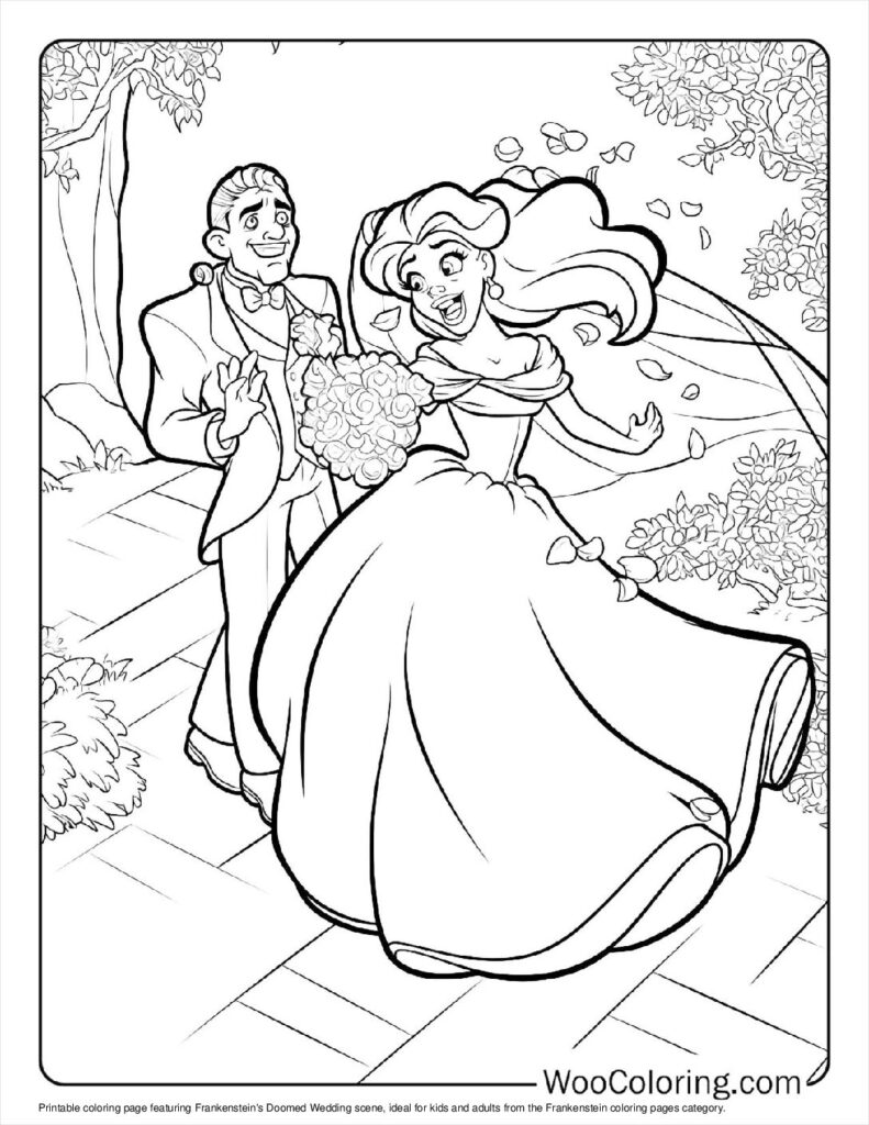 100  Frankenstein coloring pages  Free PDF To Print  - 9