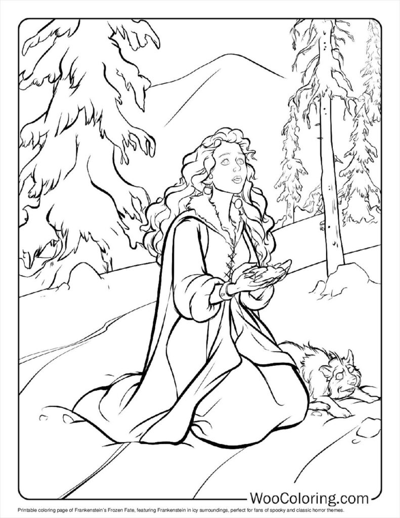 100  Frankenstein coloring pages  Free PDF To Print  - 45