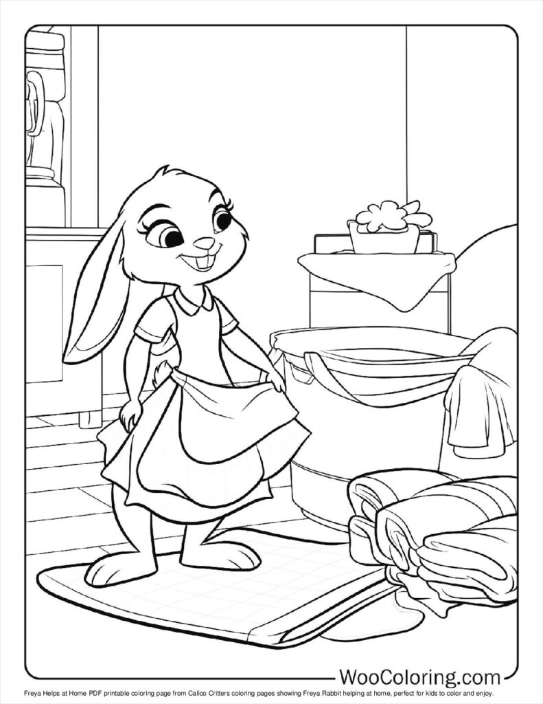 100  Calico Critters coloring pages  Free PDF To Print  - 81