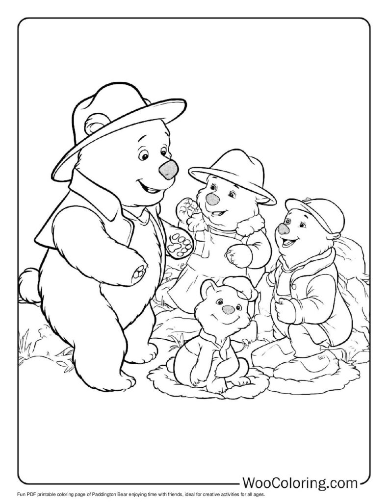 100  Paddington coloring pages  Free PDF To Print  - 11