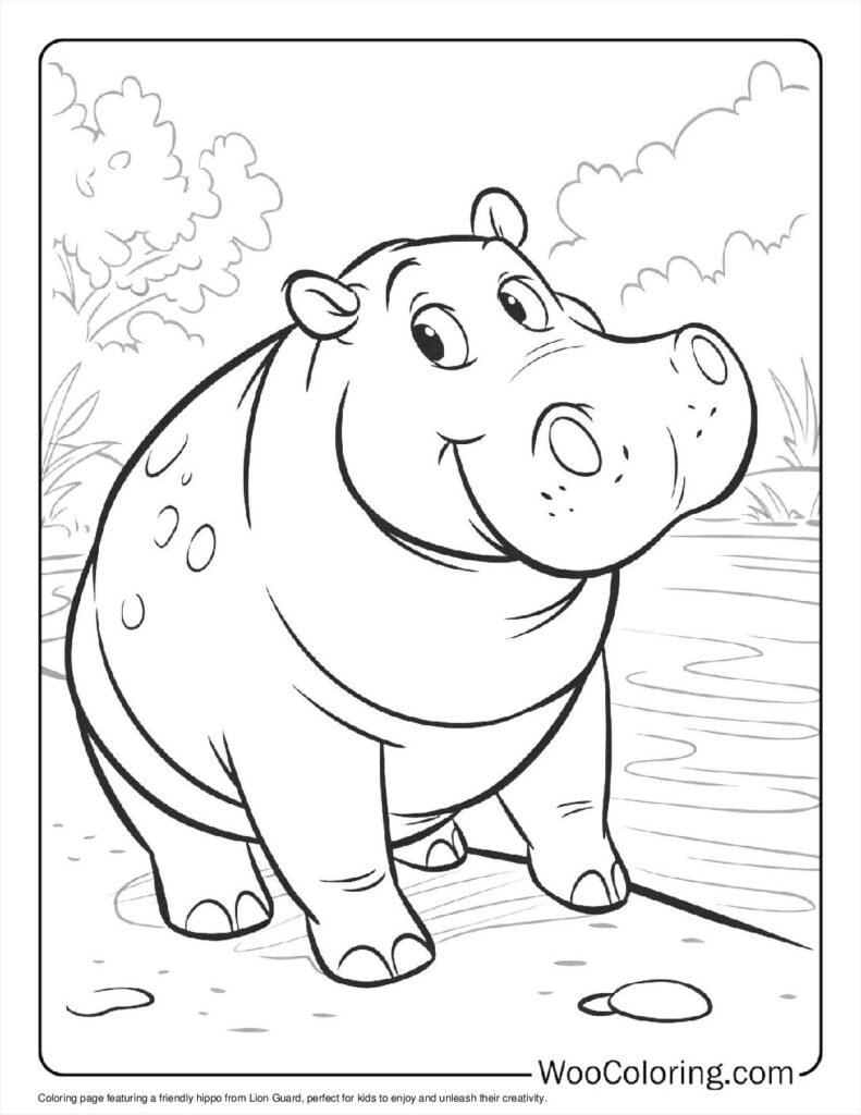 Friendly Hippo in Lion Guard