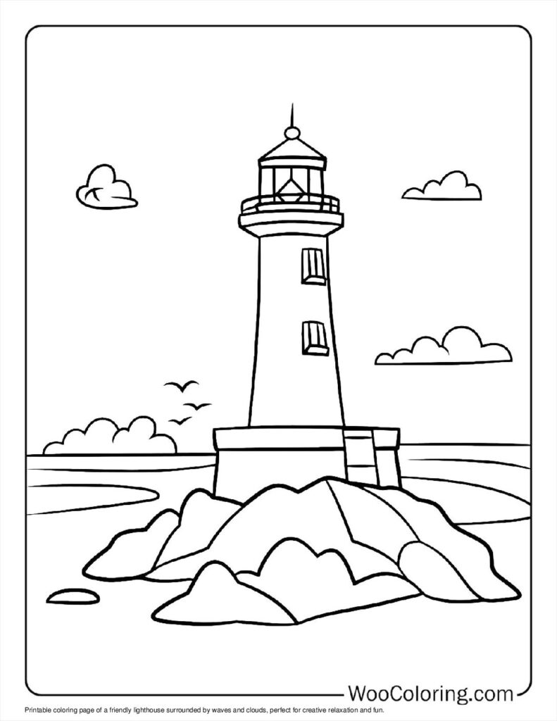 100 Lighthouse coloring pages Free PDF To Print - 75