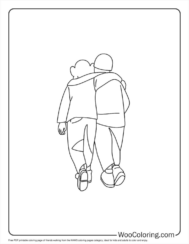 100  KAWS coloring pages  Free PDF To Print  - 60