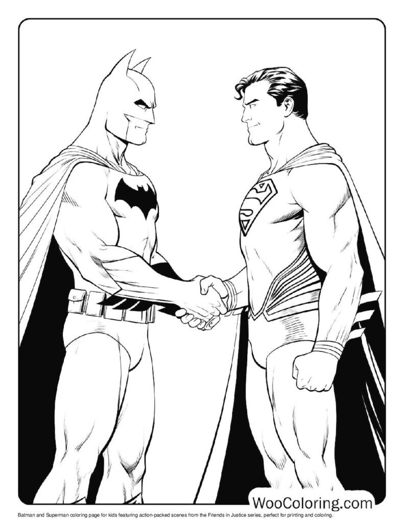 Friends in Justice Batman and Superman