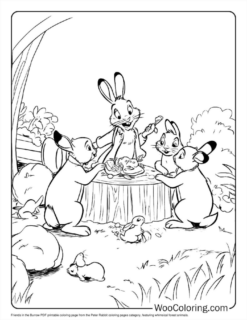100  Peter Rabbit coloring pages  Free PDF To Print  - 71